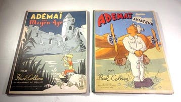 Ademaï - Ademaï Aviateur + Ademaï au Moyen-Âge - 2x C - 2, Boeken, Nieuw