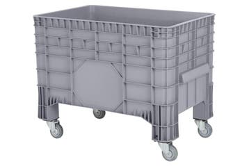 Verrijdbare MINI BOX - 1040x640xH795mm - 4 zwenkwielen - met, Ophalen of Verzenden, Nieuw