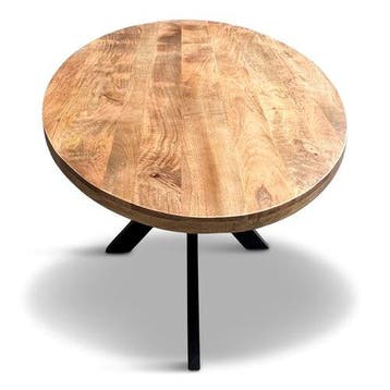 Eettafel Silvia Ovaal 240x100cm Mango Naturel, Ophalen of Verzenden, Nieuw