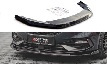 Voorspoiler V.3 Seat Leon FR MK4 Glans Zwart, Auto-onderdelen, Ophalen of Verzenden, Nieuw