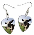 Plectrum ketting of sleutelhanger met afbeelding van een koe, Verzamelen, Ophalen of Verzenden, Nieuw