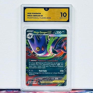 Pokémon Graded card - MEGA GENGAR 056 - Pokémon - GG 10, Nieuw