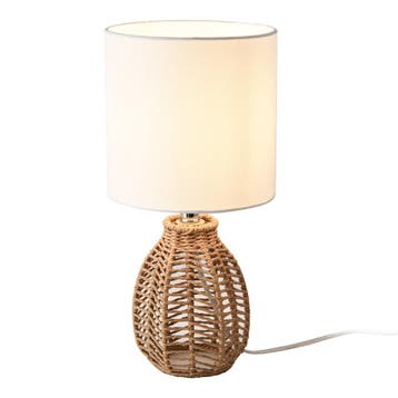 lux.pro Tafellamp Alfreton bureaulamp 36 cm E14 beige chroom, Verzenden, Nieuw