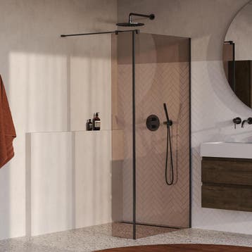 Brauer Oblivion - Inloopdouche - Brons Glas - 90 x 200 cm -, Doe-het-zelf en Verbouw, Sanitair, Ophalen of Verzenden, Nieuw