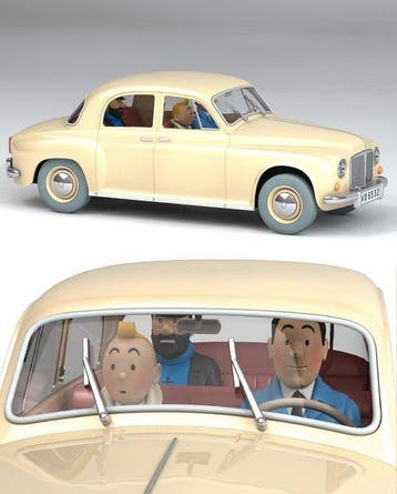 Moulinsart/Hachette - Tintin - 1 - Voiture 1/24 - La Rover, Nieuw