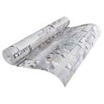 vidaXL 3D Steen Behang Grijs 10 x 0,53 m Non-Woven Stof, Verzenden, Grijs