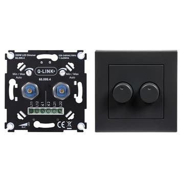 Led duo dimmer | Q-link, Verzenden, Nieuw