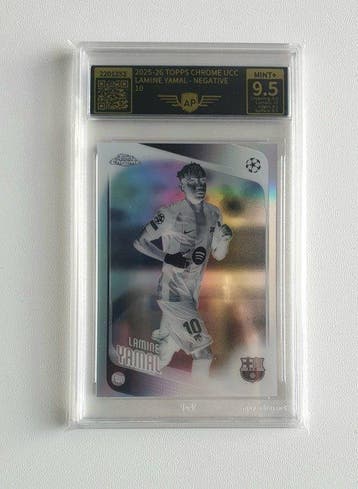 2025/26 Topps Chrome UCC, negativ Lamine Yamal 10 - AP, Nieuw