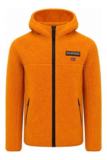 Napapijri Jas in maat M Oranje, Kleding | Heren, Verzenden, Zo goed als nieuw, Overige kleuren, Napapijri