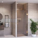 Douchedeur BWS Portos Profielloos Geborsteld Messing Goud, Ophalen of Verzenden, Nieuw, Douche