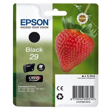 Epson 29 (T2981) inktcartridge zwart (origineel), Computers en Software, Verzenden, Nieuw, Epson