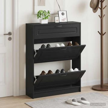 vidaXL Schoenenkast UTRECHT 78 x 24 x 100 cm Bewerkt hout, Verzenden, Nieuw