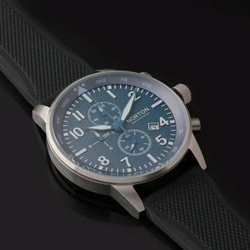 Norton - Altura - Pilot Chronograph 100M - Rosa dei Venti -, Nieuw