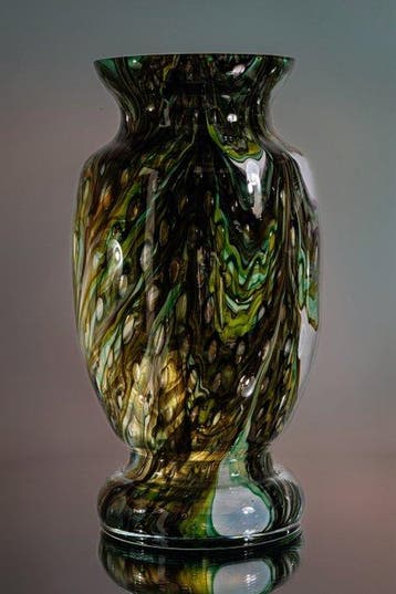 Zwiesel - Vaas - Kunstenaarsvaas - hoogte ca. 26 cm / ca.