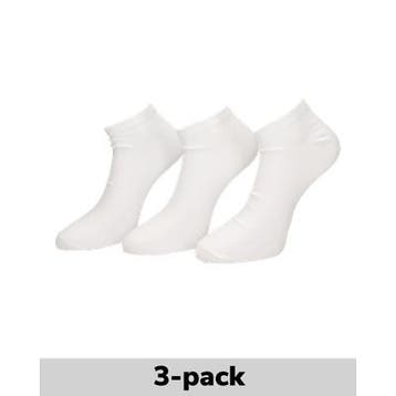Nelson 3-Pack Enkelsokken sokken voor heren in het Wit, Verzenden, Wit, Overige typen, Nieuw