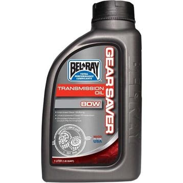 Bel-Ray Gear Saver Transmission Oil 80W 1L, Verzenden