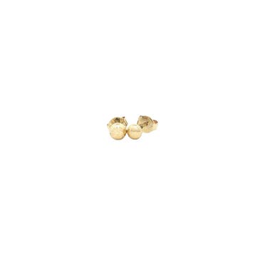 Gouden oorstekers 14 karaat, Sieraden, Tassen en Uiterlijk, Oorbellen, Verzenden, Zo goed als nieuw, Goud
