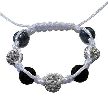 Fako Bijoux - Armband - Disco Dots Kids - Zwart/Wit, Sieraden, Tassen en Uiterlijk, Verzenden, Nieuw