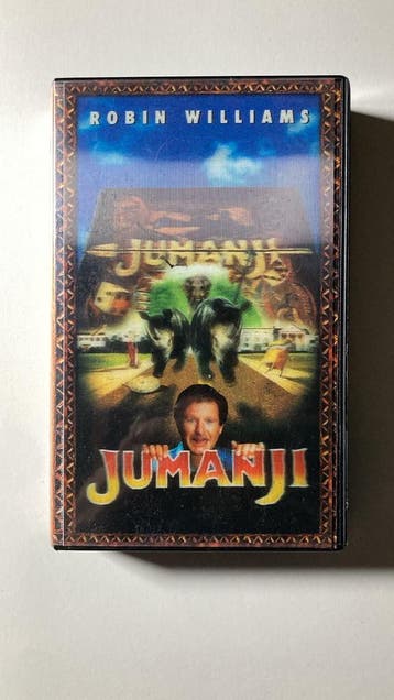 JUMANJI (1995) (3D COVER) (BLUE TAPE) (VHS), Verzenden, Gebruikt