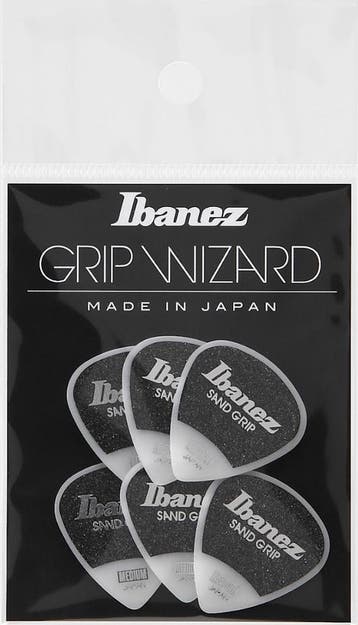 Ibanez PPA16MSGWH Sand Grip Teardrop plectrum Medium 0.80 mm, Ophalen of Verzenden, Nieuw, Akoestische gitaar