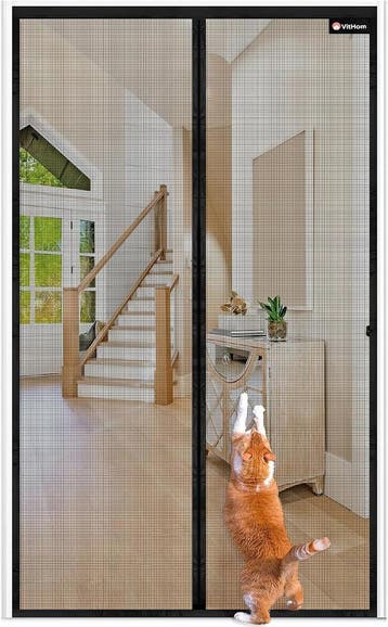 Terrasdeur Hor Zwart | 33% Korting | Laatste Stuk!, Kunststof, 80 tot 100 cm, Hordeur, Ophalen of Verzenden