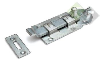 Rolschuif - Schuifgrendel Met Bocht - Schuif Slot - 120 Mm -, Ophalen of Verzenden, Nieuw, Overige typen