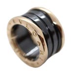 Bvlgari - Ring - B.zero 1 - 18 karaat Roségoud, Keramiek, Nieuw
