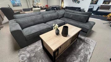 Hoekbank Alphen - hoekbanken - Roze, Nieuw, 150 cm of meer, Stof, 250 tot 300 cm