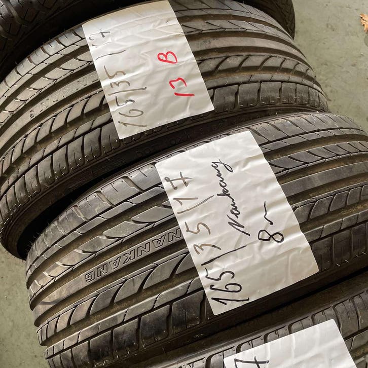 2 x Nankang 165-35-17 Zomerbanden 8mm, Auto-onderdelen, Banden en Velgen, 17 inch, Zomerbanden, 165 mm, Personenwagen, Gebruikt