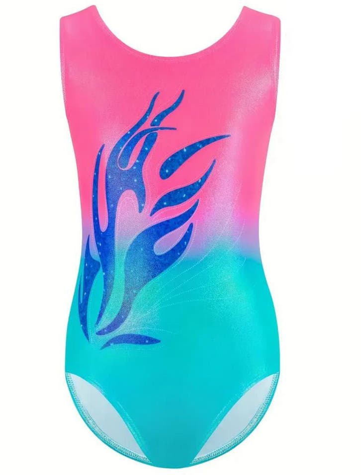 Turnpakje Celine - zeegroen - maat 98/104 t/m maat 158/164, Sport en Fitness, Turnen, Turnpak(je), Groen, Nieuw, Ophalen of Verzenden