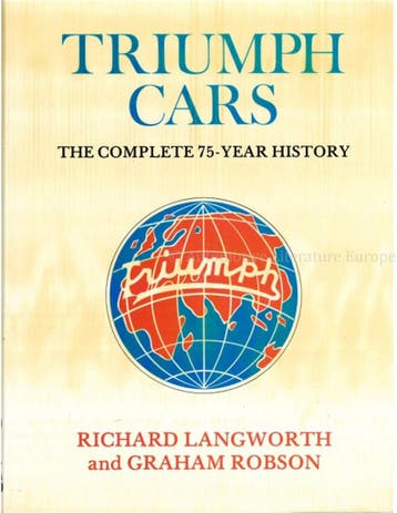 TRIUMPH CARS, THE COMPLETE 75-YEAR HISTORY, Boeken, Nieuw, Author
