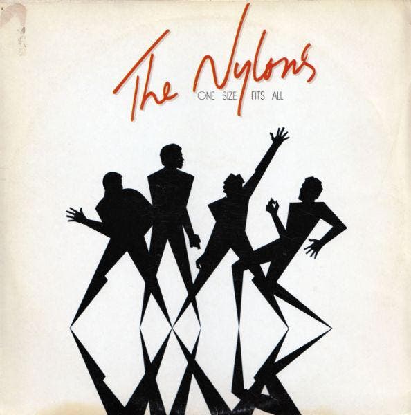 LP gebruikt - The Nylons - One Size Fits All, Cd's en Dvd's, Vinyl | Rock, Zo goed als nieuw, Overige formaten, Verzenden