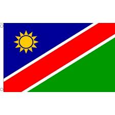 Nienhuis Montessori stoffen vlag Namibië, Verzenden, Nieuw