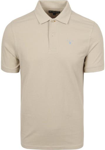 Barbour Pique Polo Beige maat S Heren, Barbour, Verzenden, Beige, Nieuw