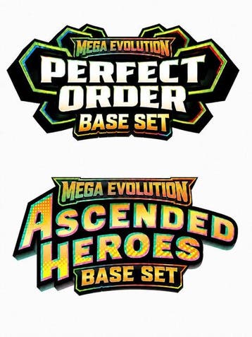 Complete set Ascended Heroes & Perfect Order - Base Sets –, Nieuw