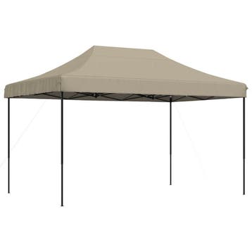 Partytent Taupe - Tweedekansje - Laatste Stuk!, Opvouwbaar, Partytent, Minder dan 4 meter, Zo goed als nieuw