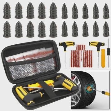 Universele Bandenreparatieset Motor & Auto - Incl. EVA Opber, Verzenden, Nieuw