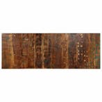 vidaXL Hoofdbord 140 cm massief gerecycled hout meerkleurig, Verzenden, Nieuw, Hout