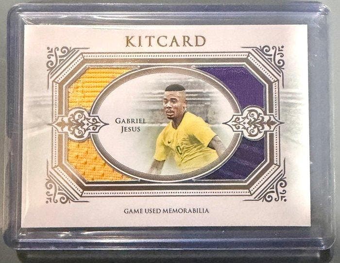 2019/20 Futera Unique Gabriel Jesus KCI2 Serialized card,, Verzamelen, Stickers