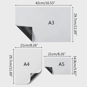 Magnetische Whiteboard Sticker - Zacht, Uitwisbaar Memo Bord, Verzenden, Nieuw