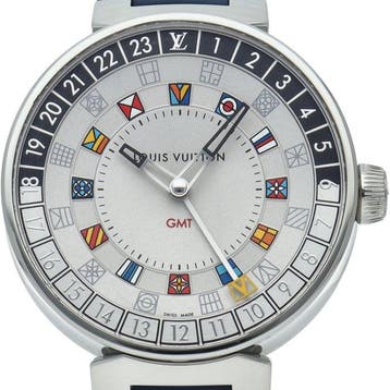 Louis Vuitton - Tambour Moon Dual Time GMT Watch 1.7 -, Nieuw