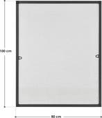 2dekans | Vliegenhor / Raamhor / Hor - 80 x 100 cm - Zwart -, Ophalen of Verzenden, Zo goed als nieuw