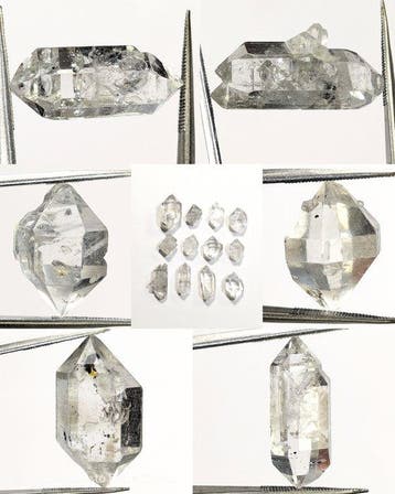 120 ct - Zeldzame Herkimer Diamond Quartz, zeer goede