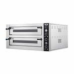 HCB Pizzaoven - 2 x 6 pizzas - 34 cm doorsnede - 400V - RVS, Verzenden, Nieuw in verpakking, Overige typen
