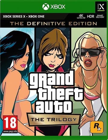 GTA Trilogy voor Xbox One - Grand Theft Auto: The Trilogy -, 1 speler, Ophalen of Verzenden, Zo goed als nieuw, Vanaf 18 jaar