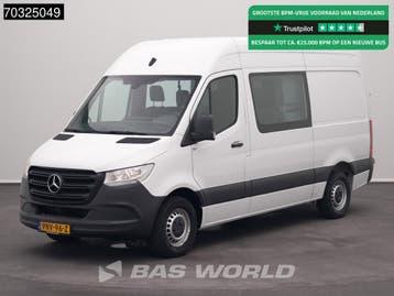 Zakelijke Lease |  Mercedes-Benz Sprinter 314 CDI Dubbel Cab, Stof, Gebruikt, Euro 6, Wit