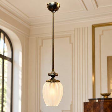 Plafondlamp - Opaline glas