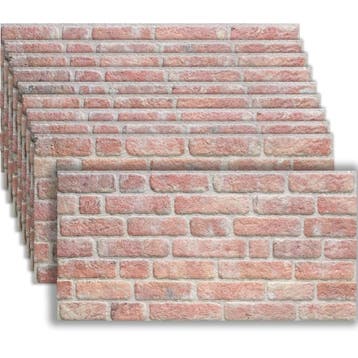 3D-wandpanelen - Roodbruine baksteen, Verzenden, Nieuw