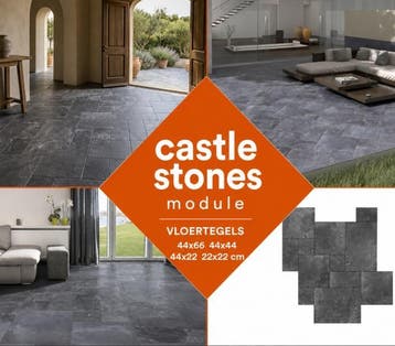 NIEUW! en direct uit voorraad leverbaar castle stones module, 60 cm of meer, Verzenden, Keramiek, Nieuw