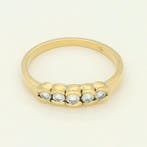 Ring - 18 karaat Geel goud Diamant (Natuurlijk), Nieuw